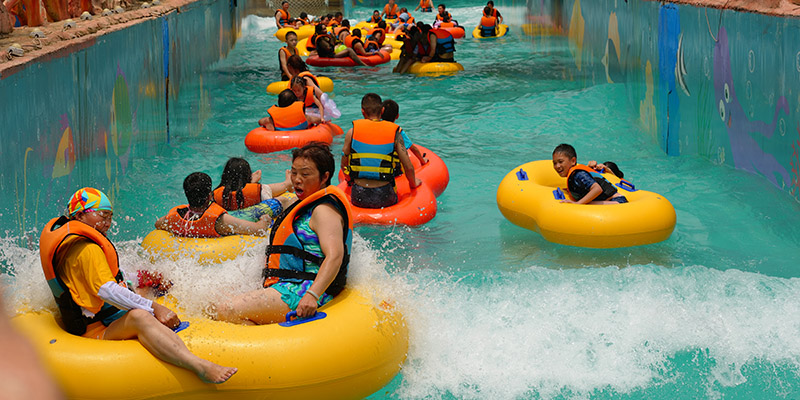 Attraction aquatique à grande vitesse Crazy River pour parcs aquatiques