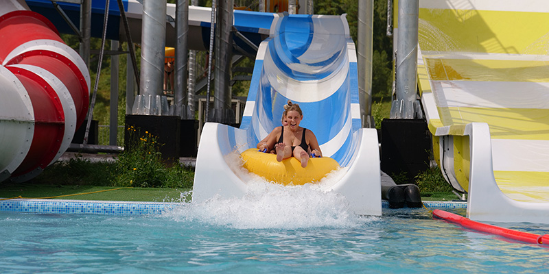 water slides