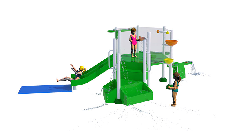 Mini Children Water Play Structure
