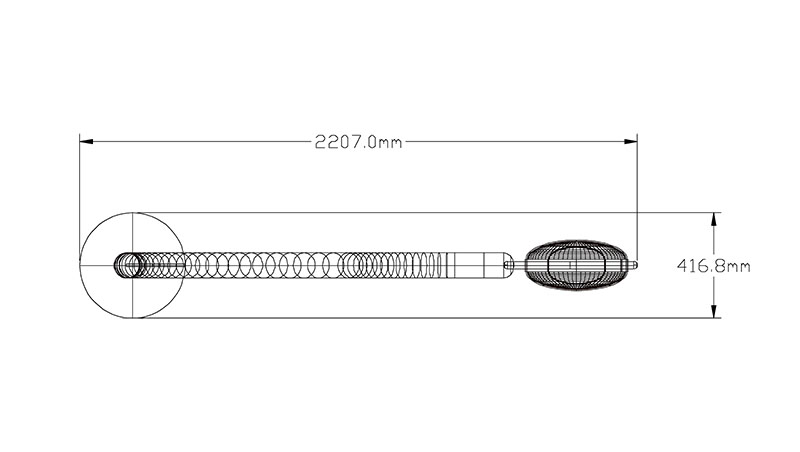 Joli rideau d'eau rotatif avec seau et coussin anti-éclaboussures
