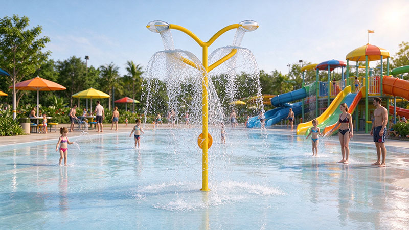 Double adorable seau basculant pour jeux d'eau